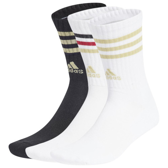 Adidas Κάλτσες 3-Stripes Cushioned Crew Socks 3 pairs